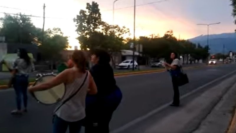 Protesta de docentes