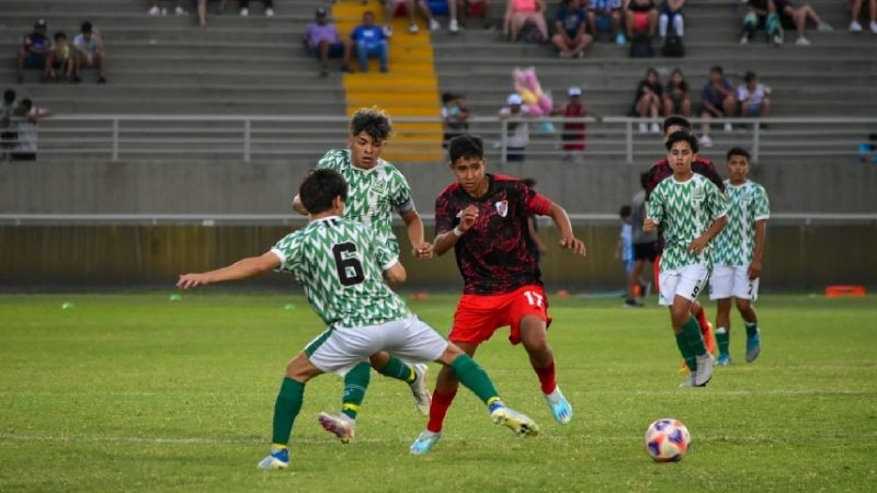 Los pibes de River se fueron festejando en el Bicentenario
