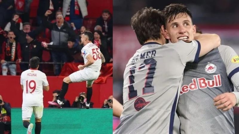 Ocampos, clave para Sevilla, y Capaldo en el Salzburgo