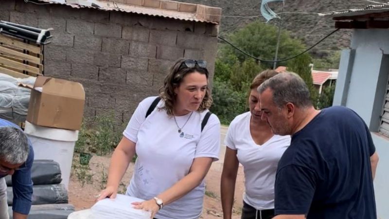 Desarrollo Social asistió a 5 municipios afectados por el temporal