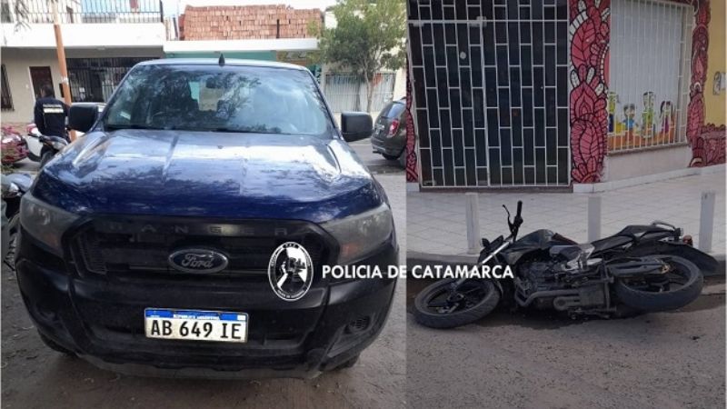 Cuatro accidentes en Santa María