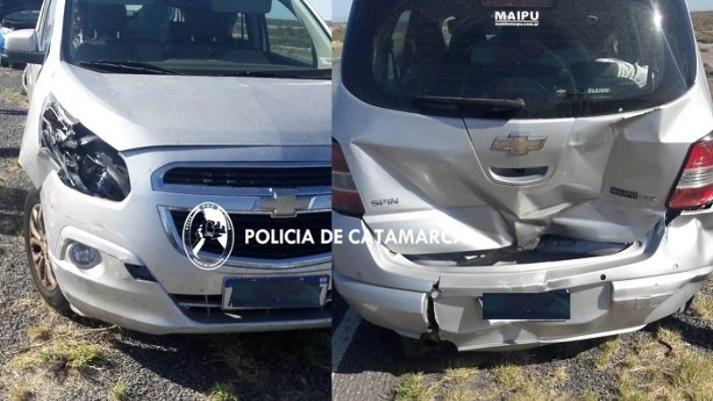 Choque en cadena en Recreo