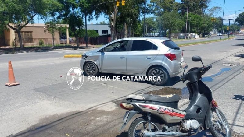Choque en cadena en Recreo