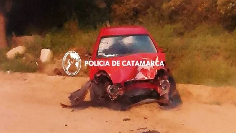 Chocaron contra un poste