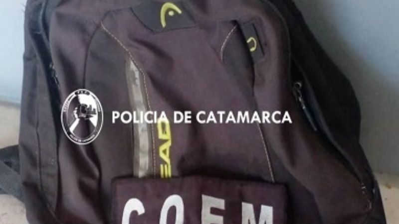 Detenido por el robo de una mochila