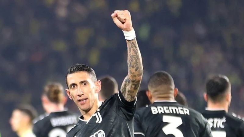 Show con “hat trick” incluido de Di María para Juventus