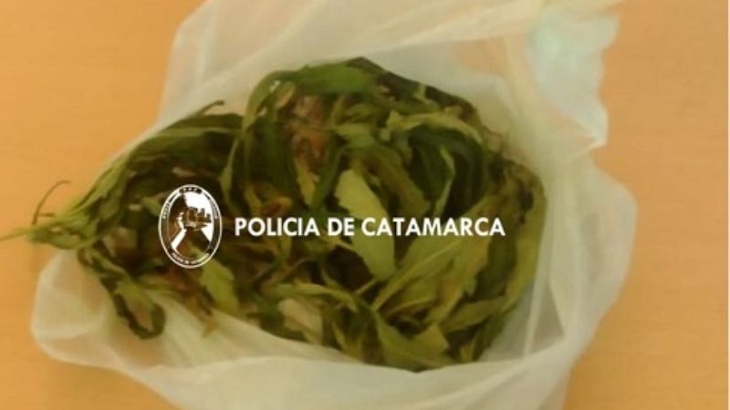 Tras un allanamiento secuestran droga en Andalgalá
