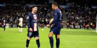 MESSI Y MBAPPÉ (2) autores de los tres goles de PSG ante el Olimpique Marsella.