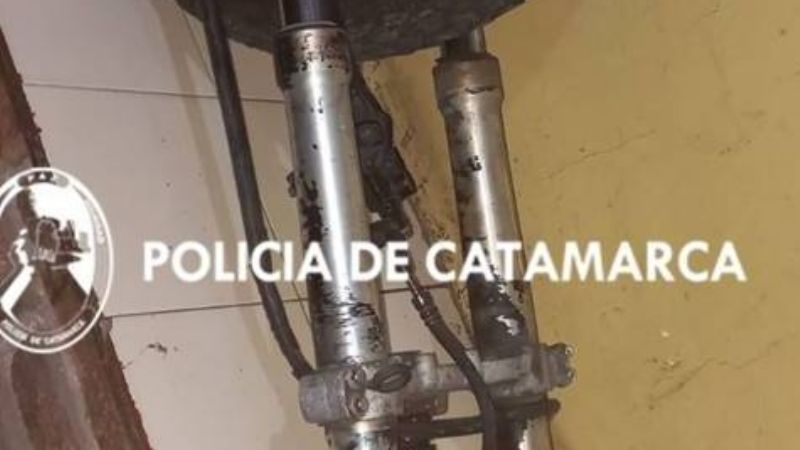 Secuestraron motopartes y aprehendieron a un joven