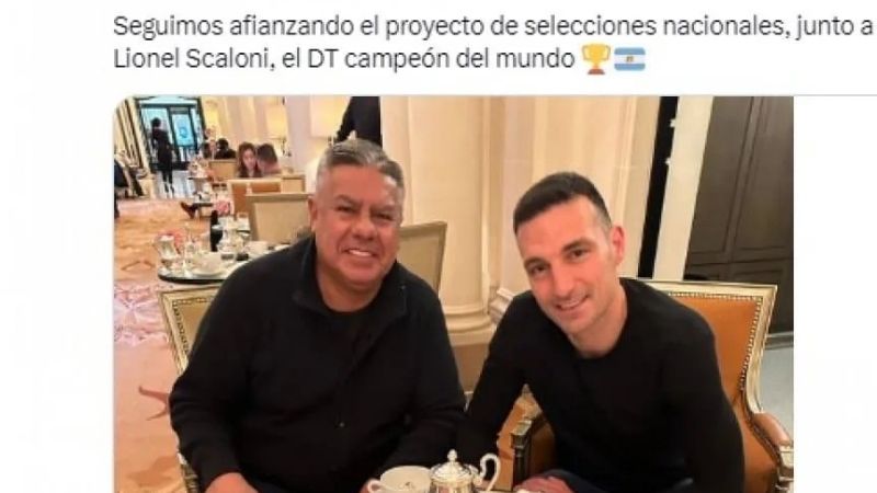 Scaloni renovó su contrato con la Selección Argentina