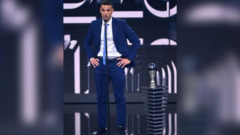 Lionel Scaloni se quedó con el Premio al Mejor Entrenador