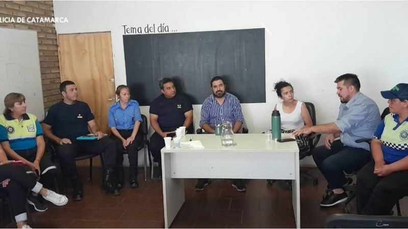 La policía despliega operativo por el UPD