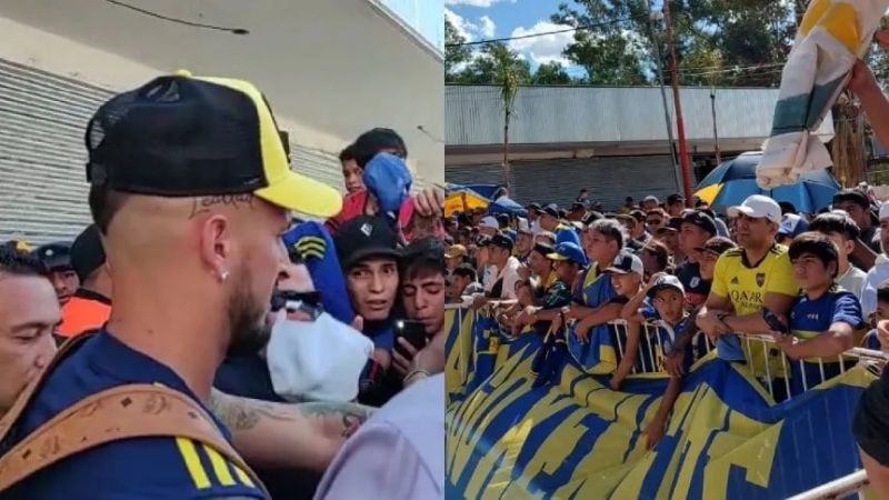 “Locura” por Boca al arribar hoy a Santiago del Estero