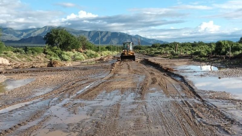 Recomiendan transitar con mucha precaución en la ruta 40