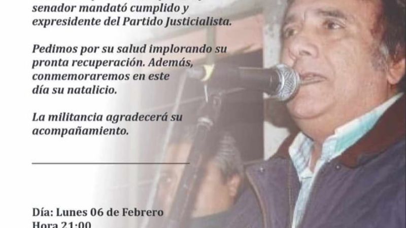 Misa por la salud del ex gobernador Ramón Saadi