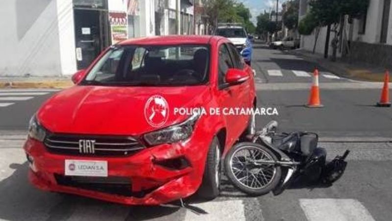 Choque en el microcentro