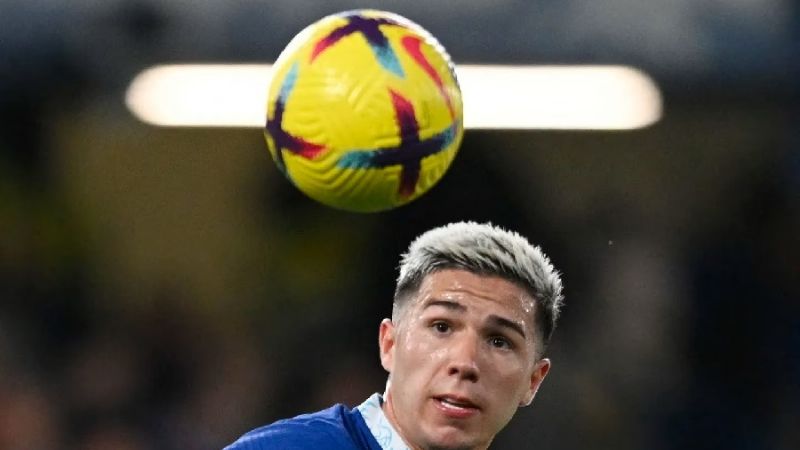Enzo Fernández tuvo un gran debut en el Chelsea