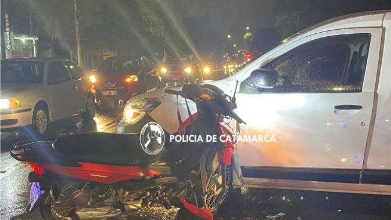 Violento choque en avenida Belgrano
