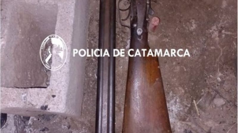 Apresado con un arma de fuego