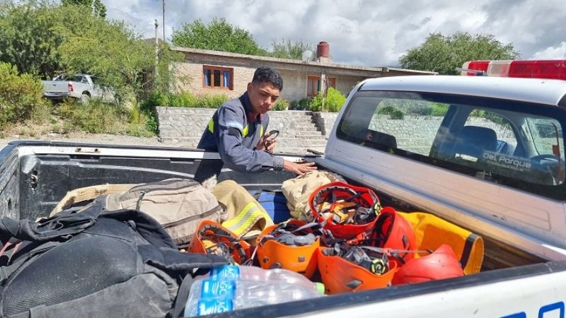 14 personas pasaron toda la noche varados en una zona serrana