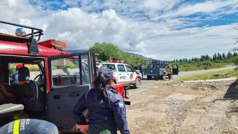 14 personas pasaron toda la noche varados en una zona serrana