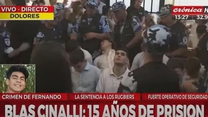 Tras escuchar su condena, Thomsen se descompensó