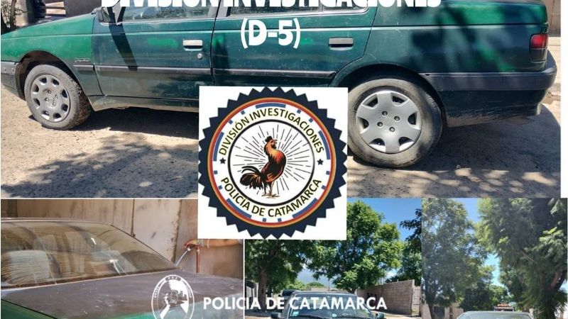 Policías secuestraron un automóvil