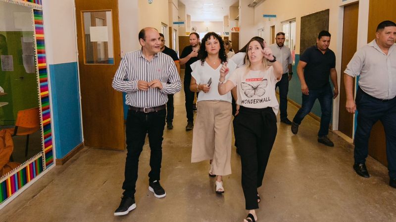 Avanzan las obras para el regreso a clases en las escuelas municipales