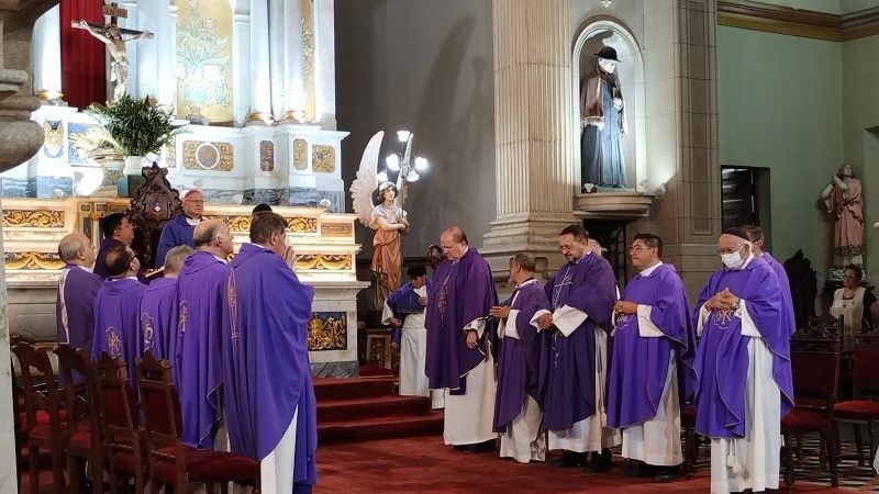 Urbanc dio gracias a Dios  por sus 16 años de vida episcopal