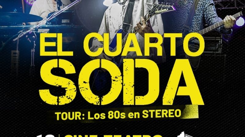 El Cuarto Soda y su tributo a la mítica banda nacional, en el Teatro Catamarca