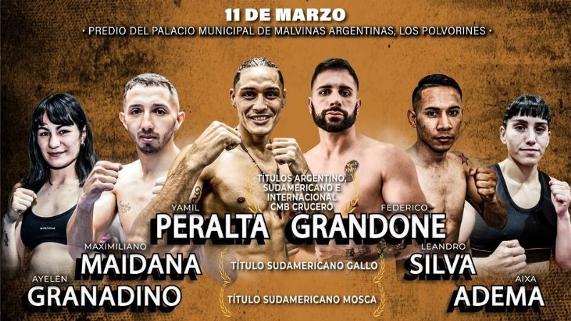Peralta vs. Grandone, por el título crucero de la CMB