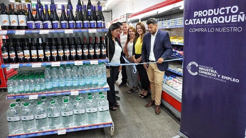 Nuevas góndolas con productos catamarqueños