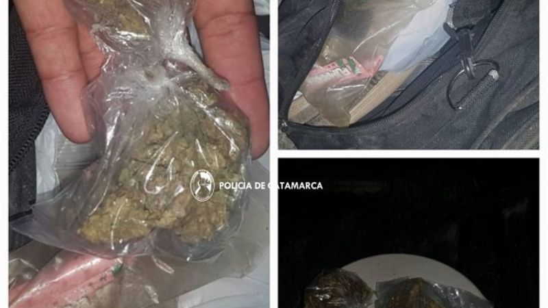 Secuestraron marihuana en Capayán
