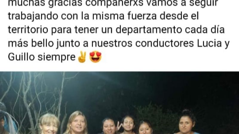 Para Arreguez, los únicos conductores son Lucia y "Guillo"