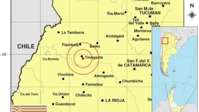 Fuerte temblor 5.2° se sintió en la Capital