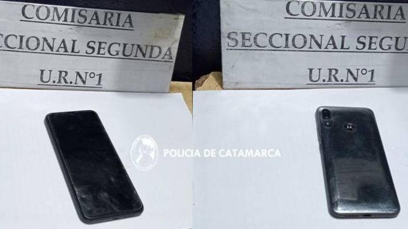 Recuperaron un teléfono celular