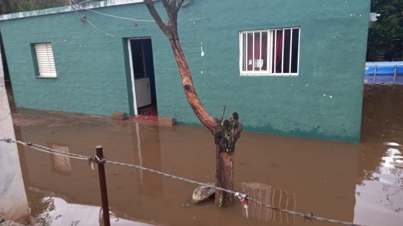 Bañado de Ovanta afectado por las lluvias