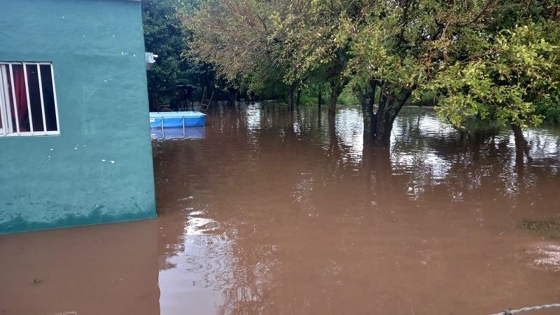 Bañado de Ovanta afectado por las lluvias