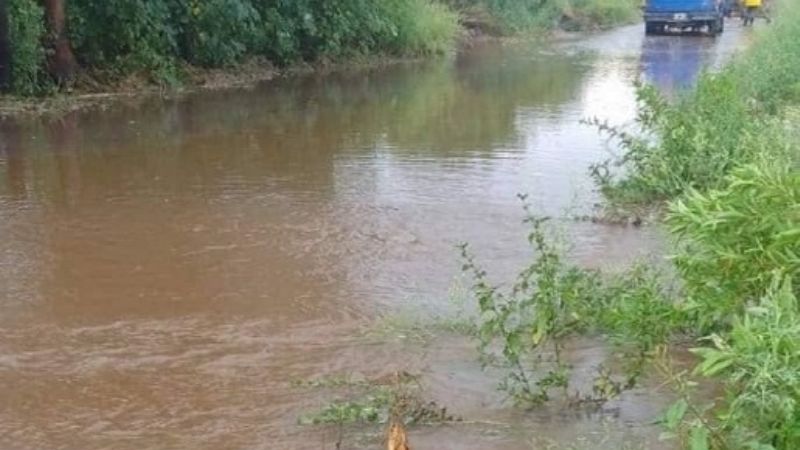 Bañado de Ovanta afectado por las lluvias