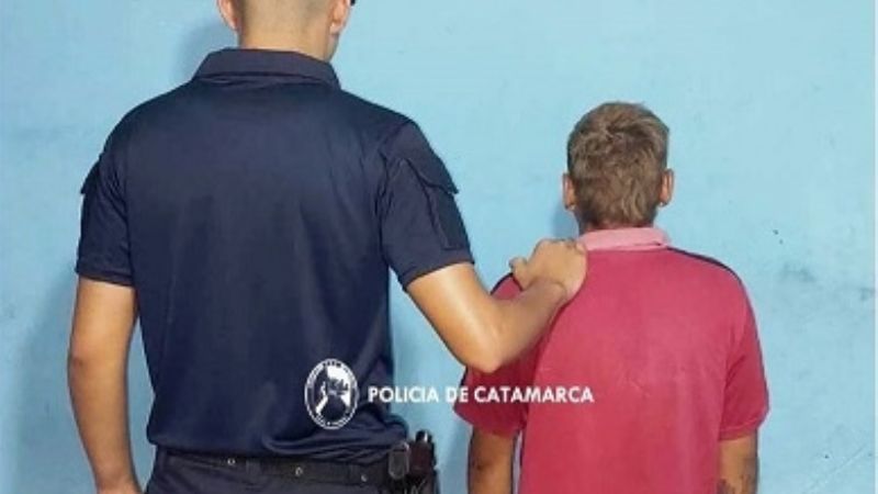 Amenazó a un policía