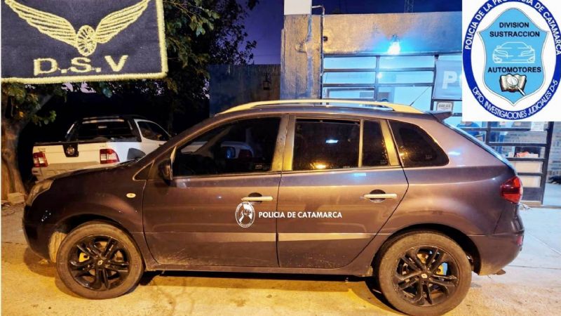 Detectaron un auto mellizo en puesto caminero de Capayán