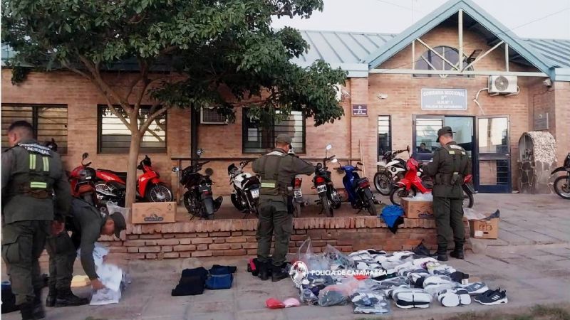 Transportaba mercadería ilegal