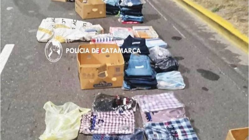 Transportaba mercadería ilegal