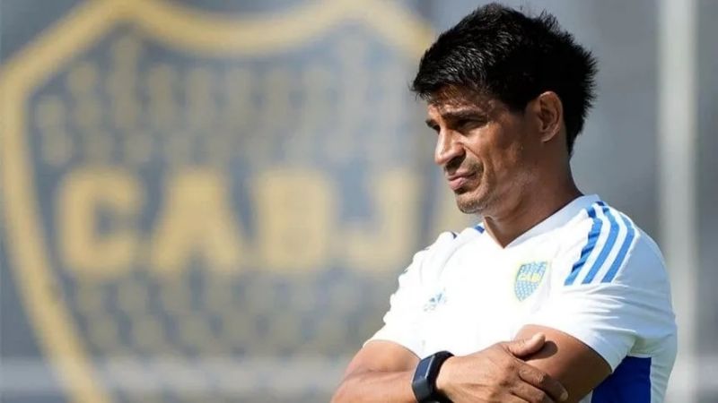 Ibarra se descompuso en la práctica de Boca