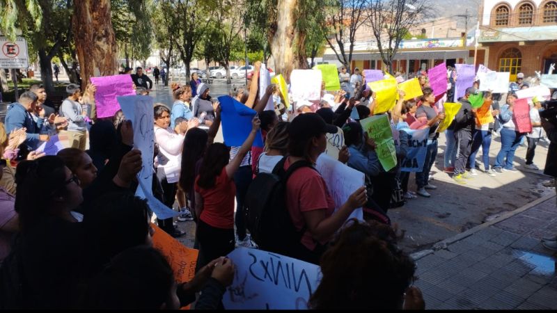 Protesta en Santa María por supuesto caso de abuso sexual infantil