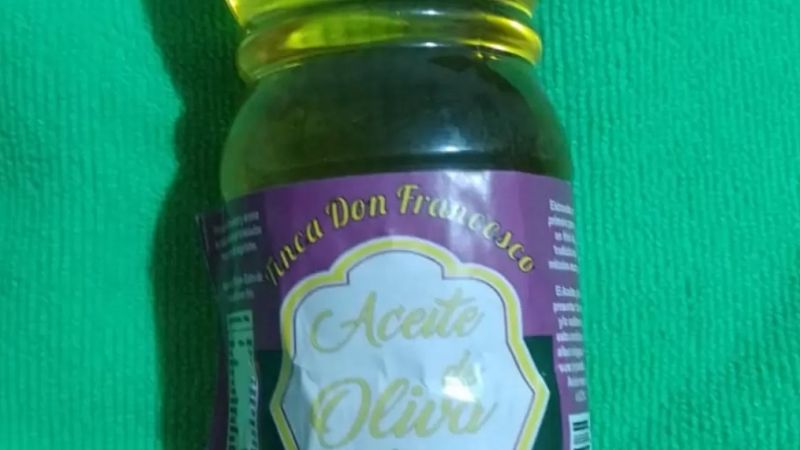 Prohíben el consumo de aceites de oliva de "Finca Don Francisco"