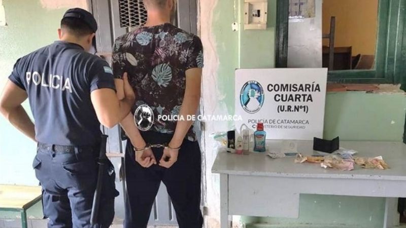 Robo en una farmacia