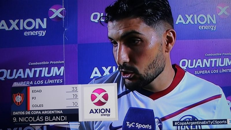 San Lorenzo goleó, con doblete de Blandi