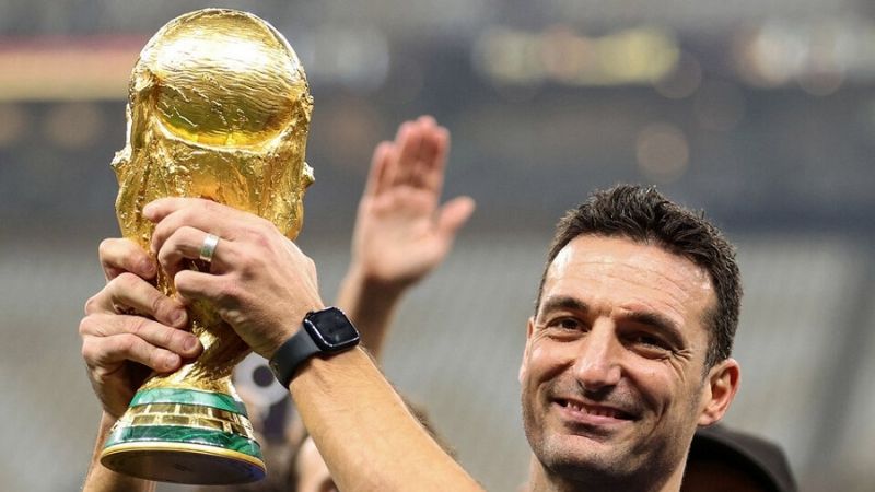 Scaloni fue elegido el mejor entrenador de Sudamérica