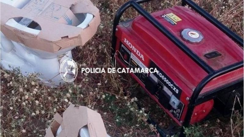 Policías recuperaron elementos sustraídos